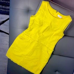 Easter Yellow Calvin Klein size 12 mini dress